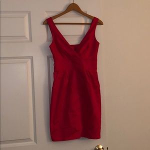 Express pink dress. Hits right above knee.